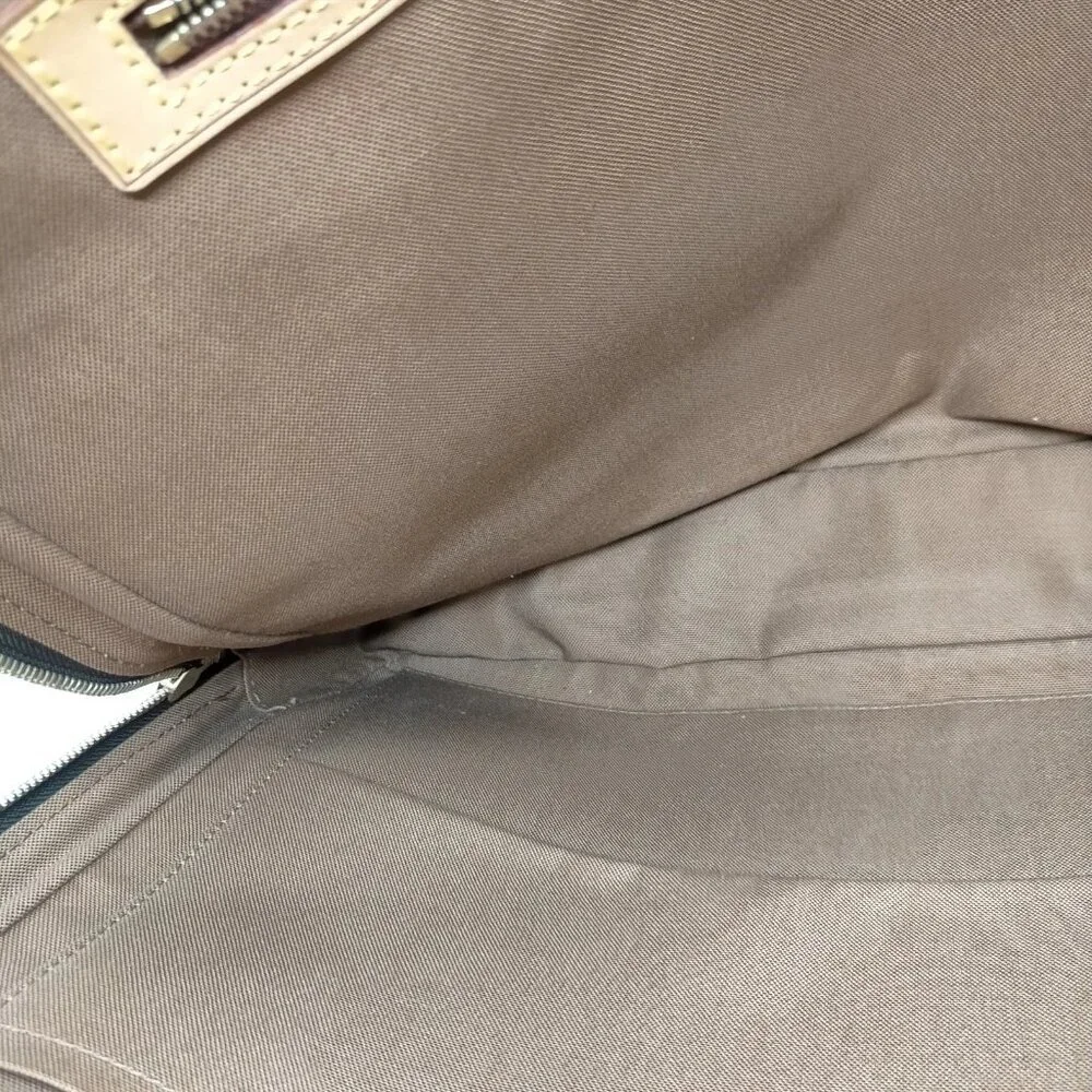 Louis Vuitton Monogram Canvas Briefcase with Vachetta Trim (brown, tan)